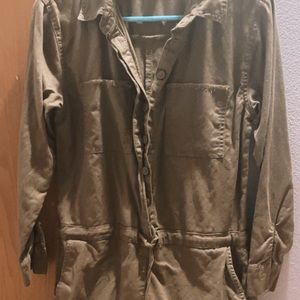 Aerie Navy Green Romper